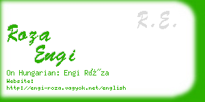 roza engi business card